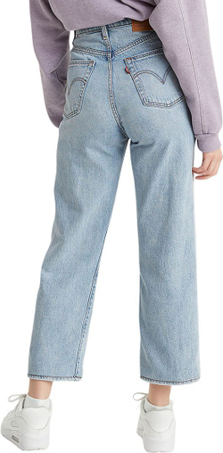 Джинсы Levis Levi's Original RIBCAGE STRAIGHT ANKLE MIDDLE ROAD голубой