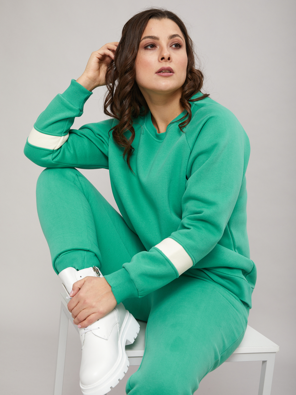 Толстовка Кофн-042Х/светлозеленый