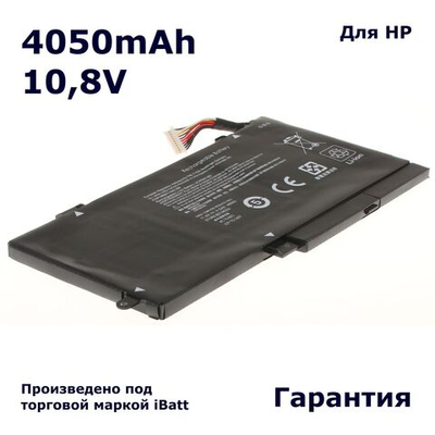 Аккумулятор iBatt 4050mAh, для 796220-831 796356-005 HSTNN-YB5Q LE03 LE03XL iB-A1221