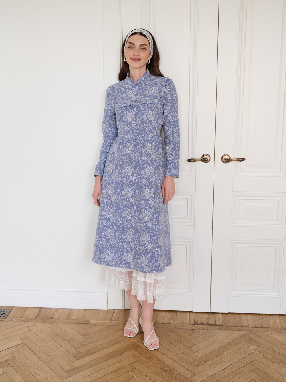 Платье с рукавом длинное