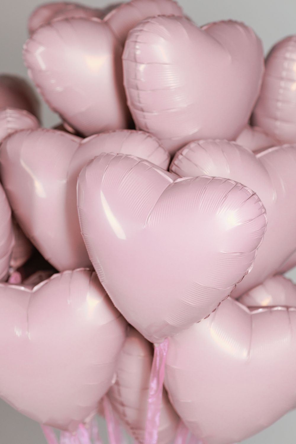 Ag Шар Сердце 19''/46 см, Пыльная роза (БГ-15)  Изображение4