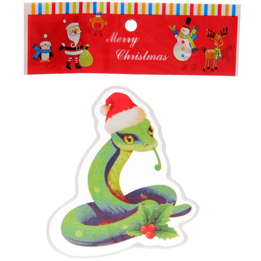 Наклейка на стекло «Змея» 15*20 см