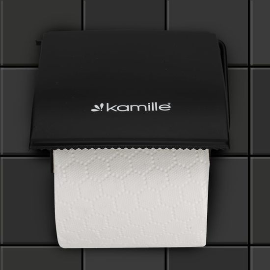 Бумагодержатель универсальный с крышкой Kamille KM 8819B