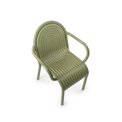 Стул Groove Arm Moss