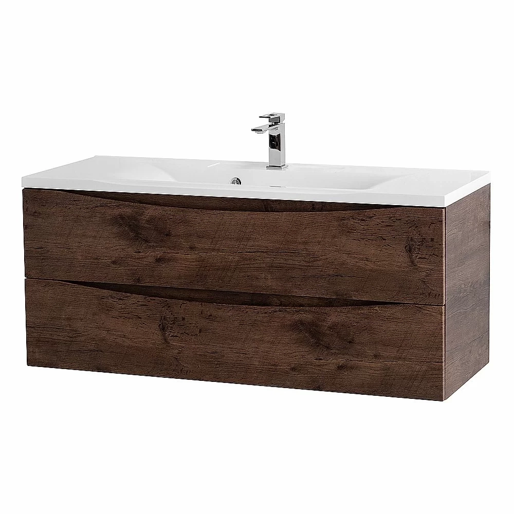 Тумба с раковиной Belbagno MARINO 120 подвесная Rovere Moro