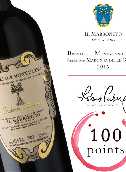 Il Marroneto Brunello di Montalcino Madonna delle Grazie 2016 - и вновь сто из ста!