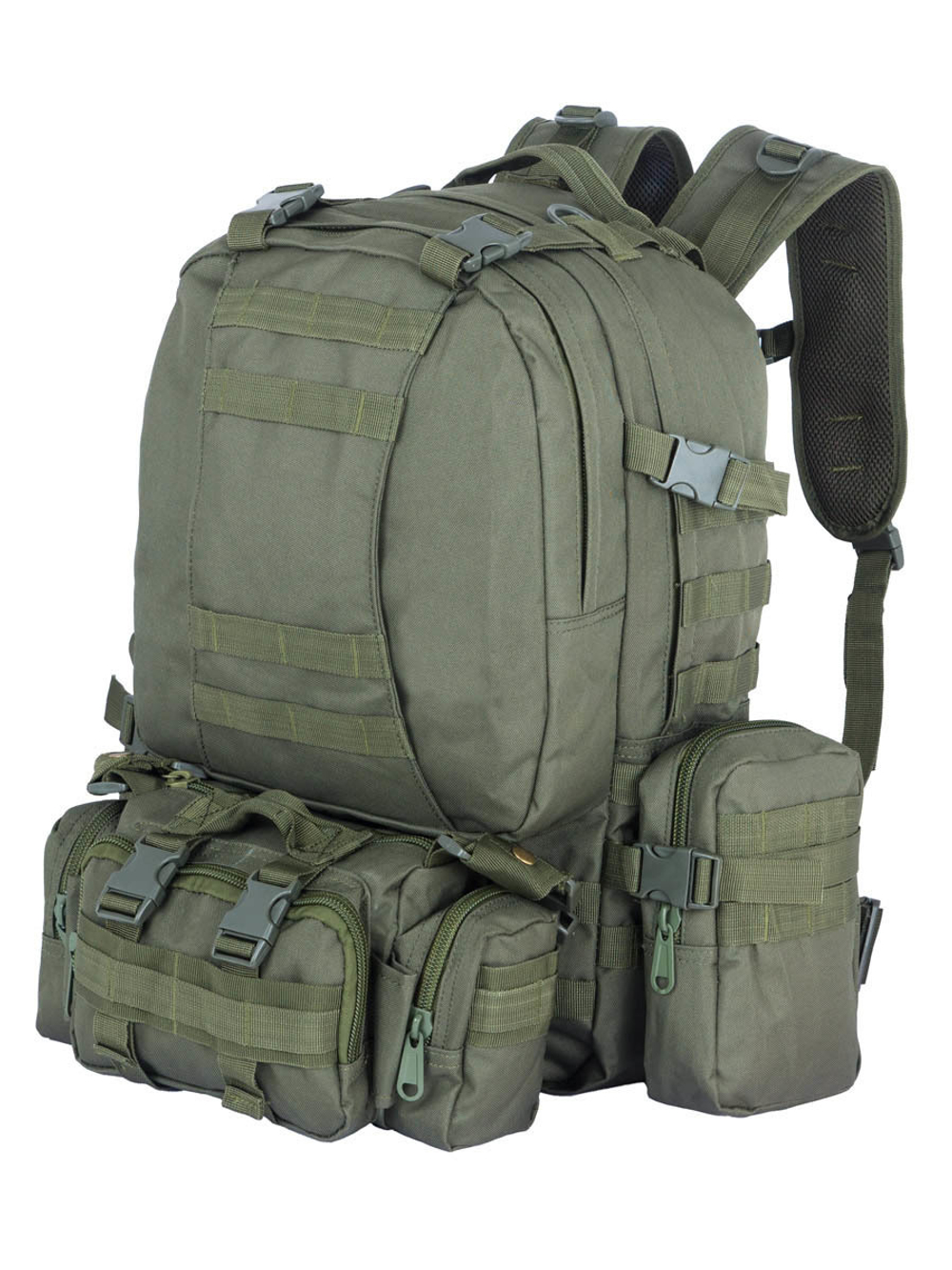 Рюкзак тактический Legioner 55 л с подсумками Cordura 600D Олива