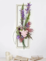 Искусственные цветы для декора стен