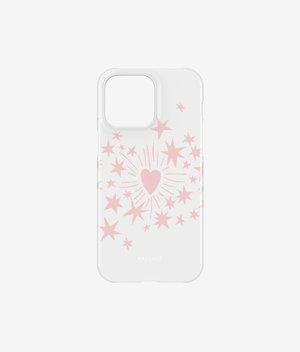 Чехол STARS ALIGNED (белый+розовый) для iPhone