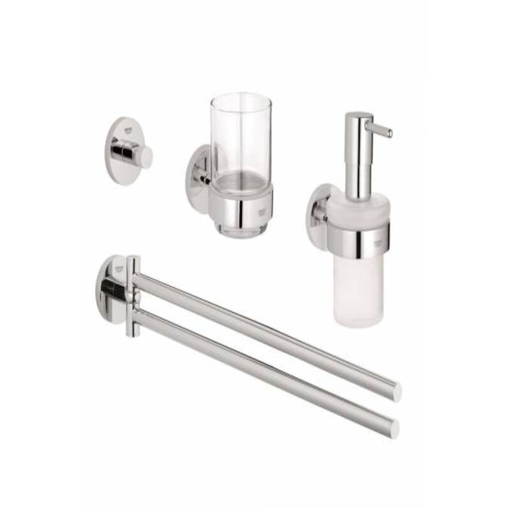 Набор аксессуаров GROHE Essentials New 4 в 1, хром 40846001