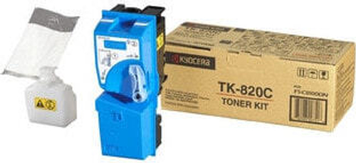 KYOCERA TK-820C Подлинный Голубой 1 шт 1T02HPCEU0