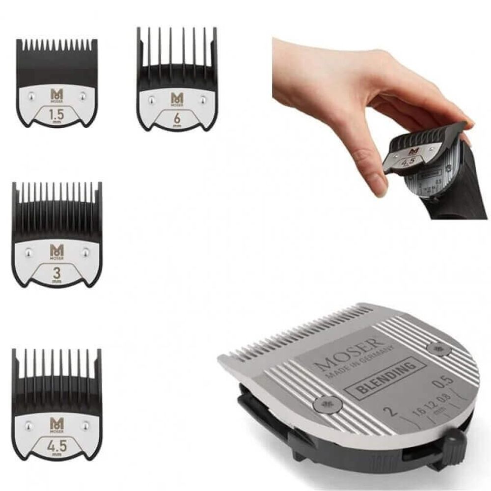 Машинка для стрижки Moser Chrom2Style Blending Edition (1877-0052) - 6