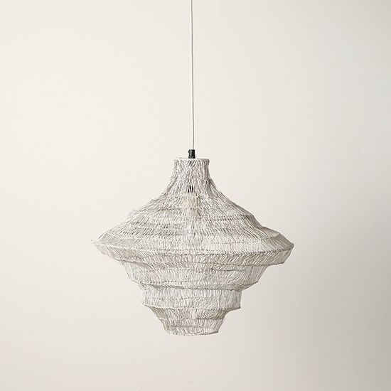 Светильник подвесной vinger, D45х50 см, бежевый