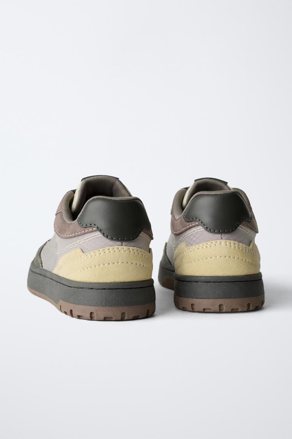 ZARA КОМБИНИРОВАННЫЕ КЕДЫ, РАЗНОЦВЕТНЫЙ