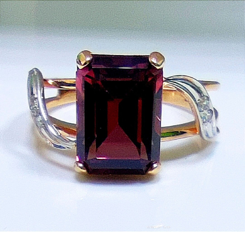 Кольцо Эстерелла золото 750, турмалин, бриллианты