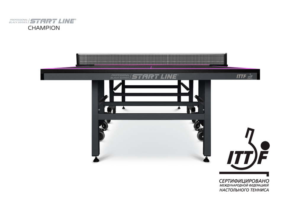 Стол теннисный Champion Black