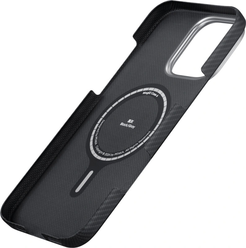 Чехол Pitaka для iPhone 16 Pro Max Ultra Slim, Black (KI1601PMA)