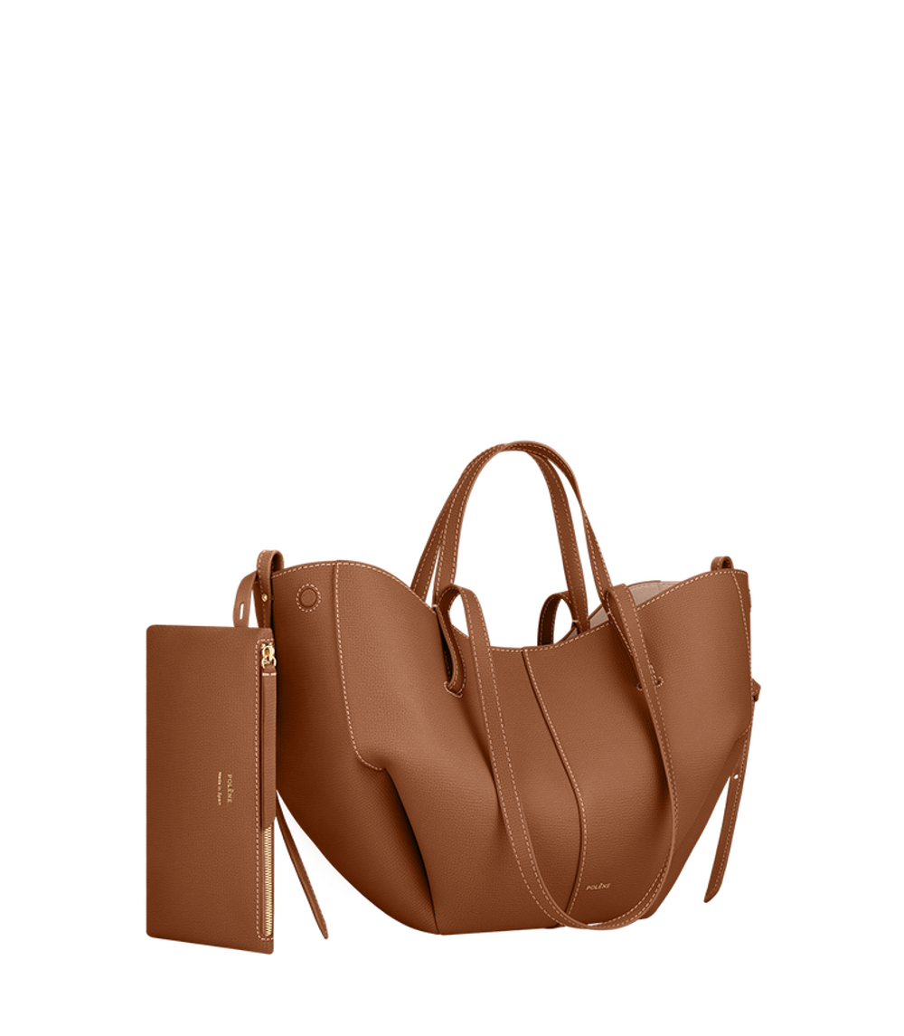 Сумка Polene Cyme Mini EDITION TEXTURED CAMEL