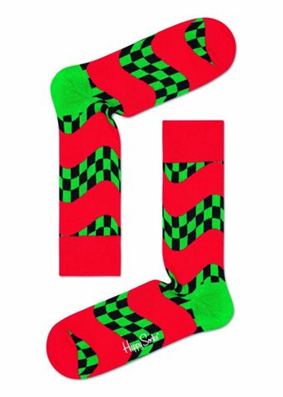 Носки унисекс Race Sock с финишной прямой (Размер: 29) (Цвет: красный)