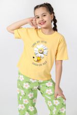 Пижама для девочки Ромашка-1 Виотекс ЖЁЛТЫЙ