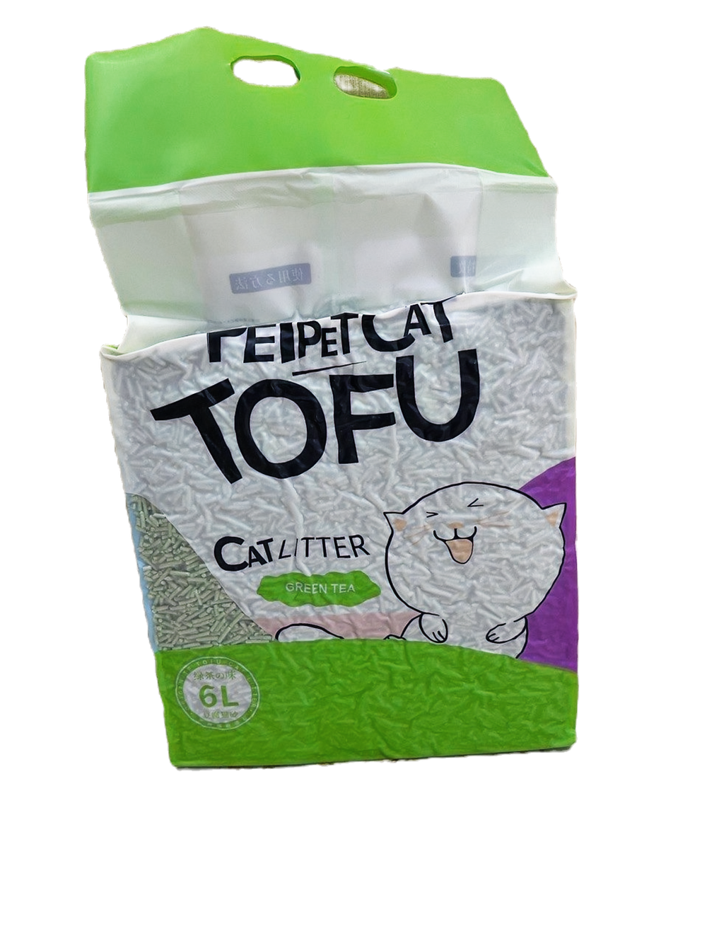 Тофу наполнитель PetPetCat Green Tea
