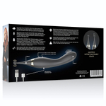 Черный двусторонний вибратор-пульсатор (Цвет: черный)