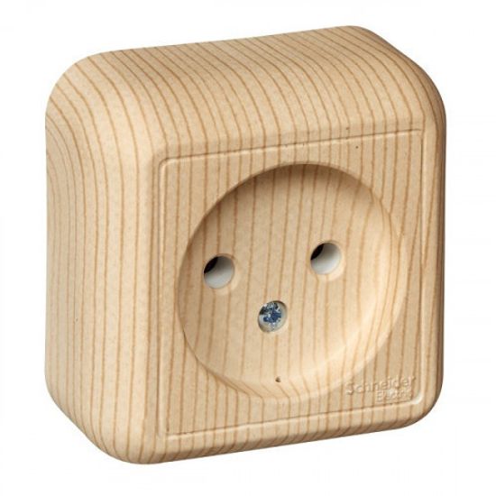 Розетка  1м. "Этюд" сосна б/з о/п PA16-001D