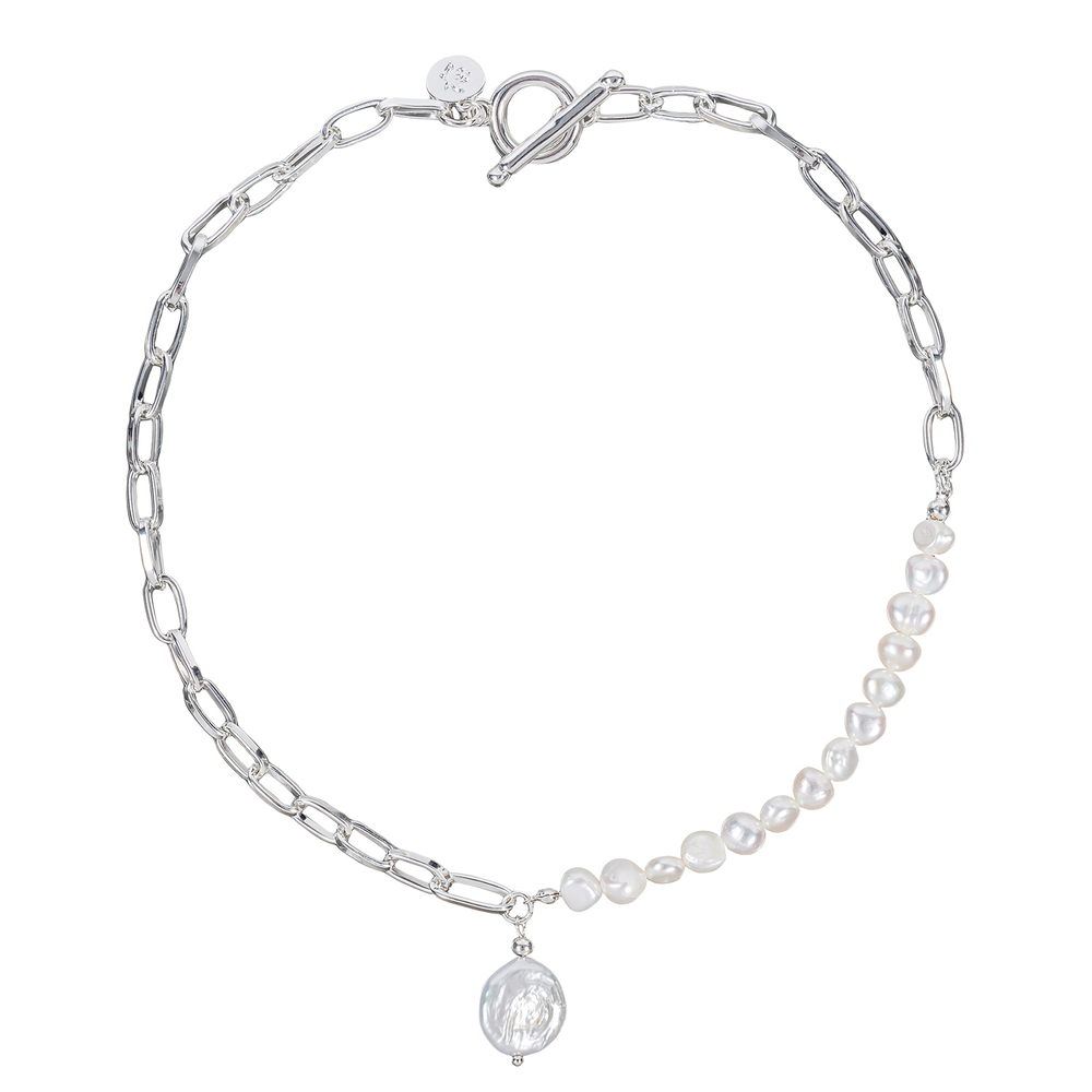 Колье Fiore Luna Pearle Half Togl BL4505 S
