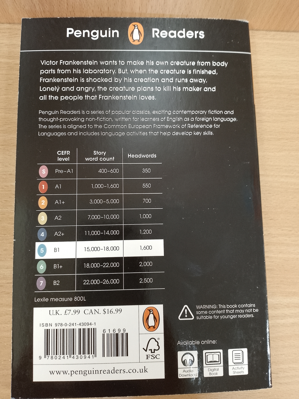 Penguin Readers Level 5: Frankenstein (ELT Graded Reader)