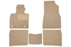 Коврики в салон для HONGQI HS5 2019-, внедорожник , 5шт (текстиль, бежевые) KLEVER0411600622110KH