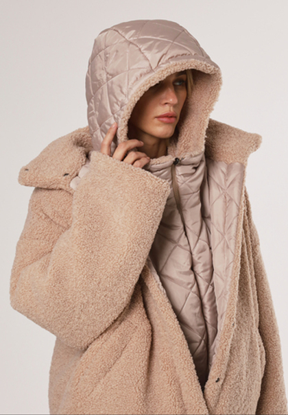 Двусторонняя шубка-куртка Льялл