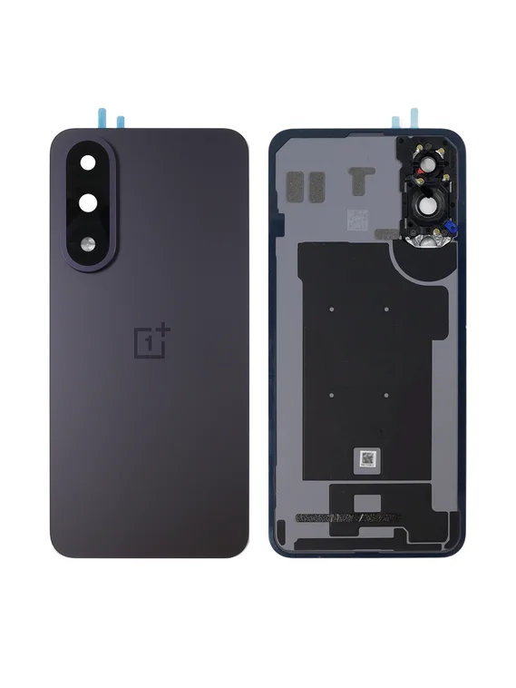 Задняя крышка для Oneplus Nord 5 черная (Phantom Grey) со стеклом камеры