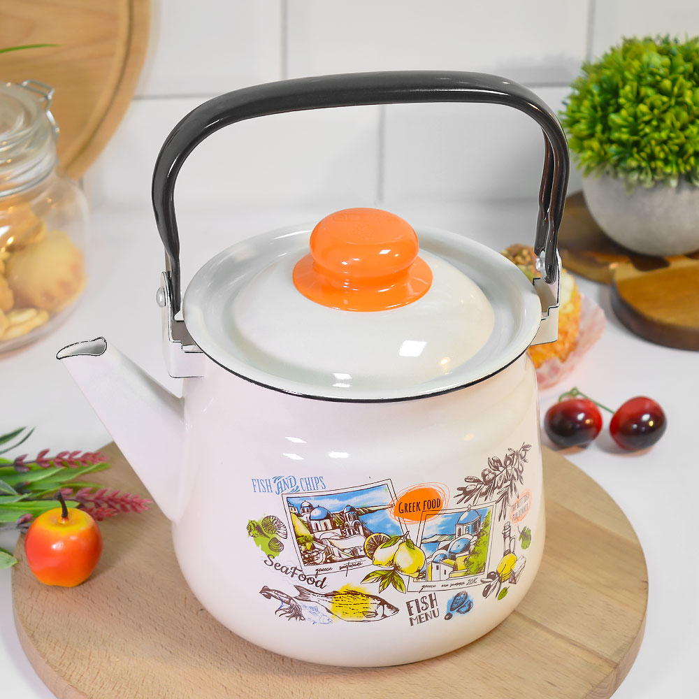 Чайник 2,5л "Греческая кухня"