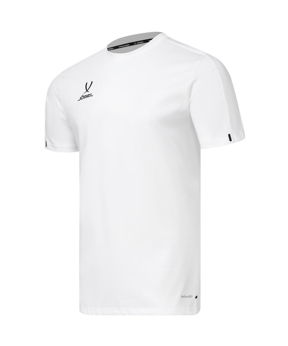 Футболка тренировочная JÖGEL PREMIER PerFormDRY TRN CVC Tee, белый