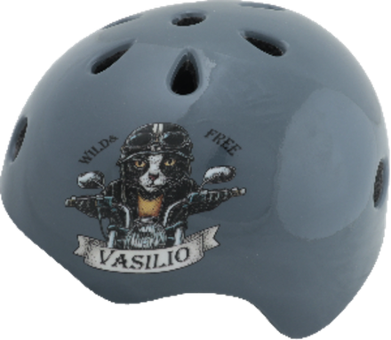 Шлем детский с регулировкой, серый,  инд.уп. Vinca Sport VSH 15 Vasilio