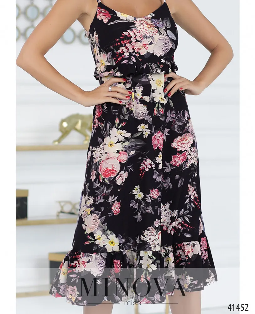 Платье 2003-синий Minova