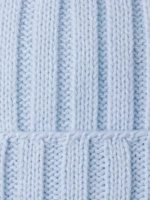 Шапка с ушками вязаная демисезонная