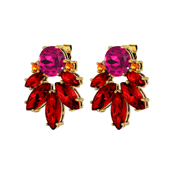 Серьги Dyrberg Kern DRAGO SG RED / PINK 470064