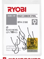 Крючок рыболовный RFH-3180 №12 ( упк по 10шт)