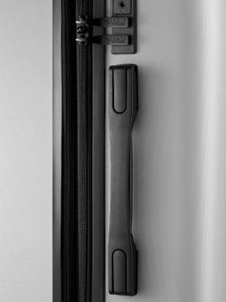 Чемодан Bonle размер М Серебристый