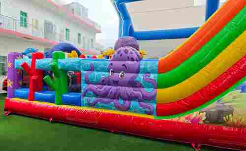 Коммерческий надувной батут «Морская волна», 10*6*6 м.