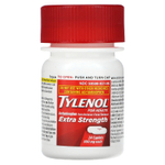 Tylenol, Extra Strength, ацетаминофен, обезболивающее, средство для снижения температуры для взрослых, 500 мг, 24 капсулы