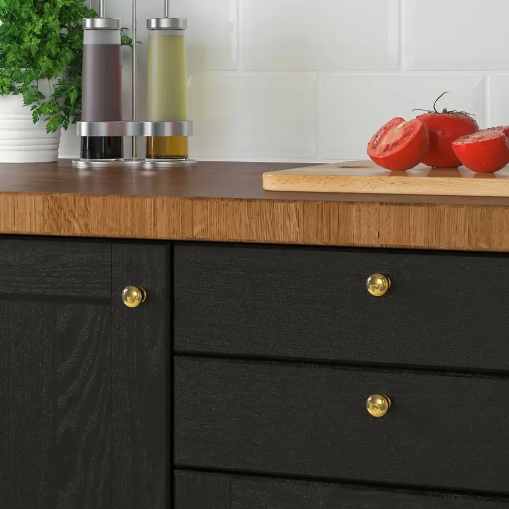 Столешница - IKEA SKOGSÅ/SKOGSA/СКОГСО ИКЕА, 246х63,5х3,8 см, коричневый