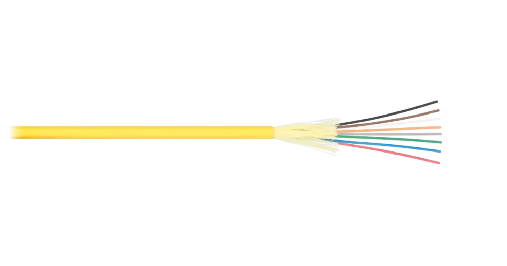 Кабель оптический 8 волоконный SM 9/125 внутренний, 440 Н, распределительный.