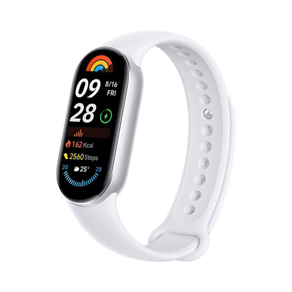Фитнес-браслет Xiaomi Smart Band 9 (версия Global — без NFC), Серебристый ледник