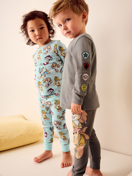 Пижама для мальчика Next 334-905, 2 шт., Серый, Голубой