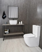 Раковина накладная Gid Creativo 45 N9302wg 51220 белая матовая, белый графит
