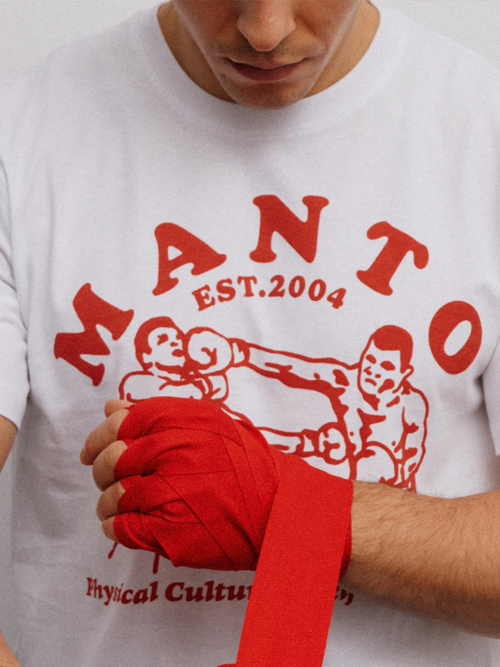 Футболка MANTO BOXEO белая