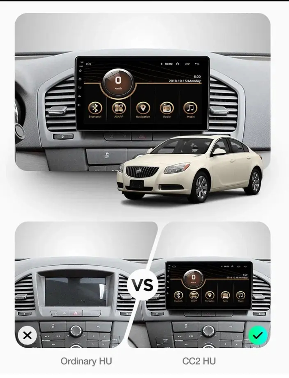 Магнитола для Opel Insignia 2009-2013 (взамен CD300 и CD400) - Carmedia OL-9267 QLed+2K, Android 13, UIS7870 (DUDU7), CarPlay, SIM-слот