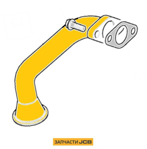 Трубка насоса двигателя JCB 02/203001